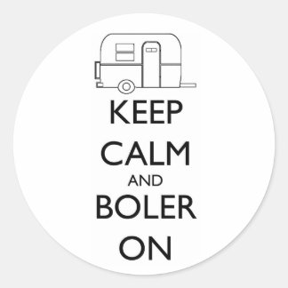 Boler sticker - Keep Calm and Boler On