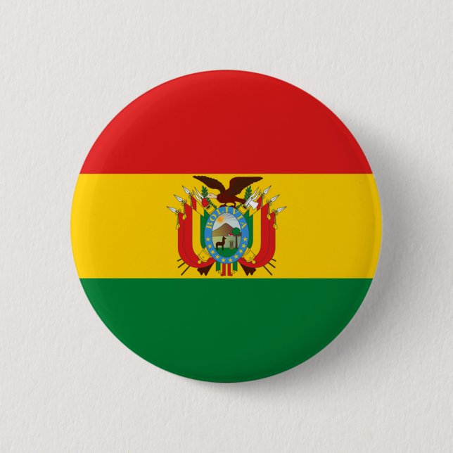Bolivia 2 Inch Round Button (Front)