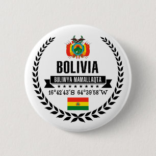 Bolivia 2 Inch Round Button
