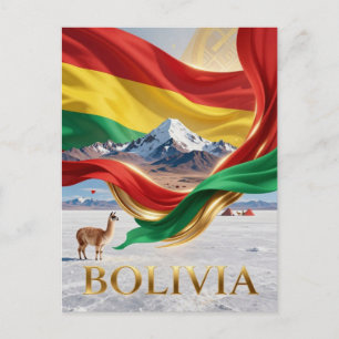 Bolivia Andes National Heritage Postcard