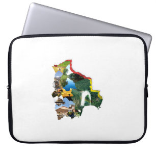 Bolivia Back Laptop Cover