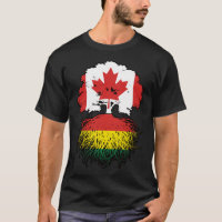 Bolivia Bolivian Canadian Canada Tree Roots Flag