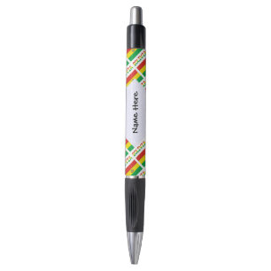 Bolivia Bolivian Flag Tiled Personalized Text Pen