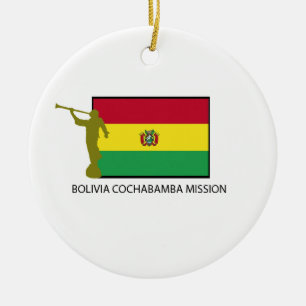 BOLIVIA COCHABAMBA MISSION LDS CTR CERAMIC ORNAMENT