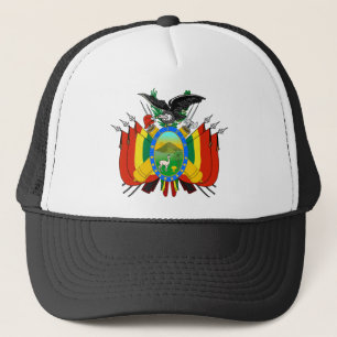 bolivia emblem trucker hat