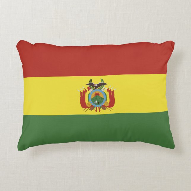 Bolivia flag accent pillow (Front)