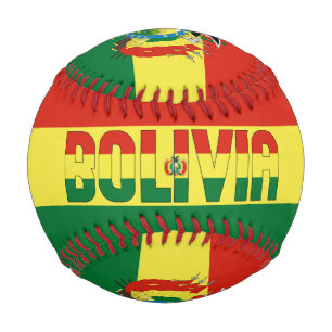 Bolivia Flag and Coat of Arms Patriotic Baseball