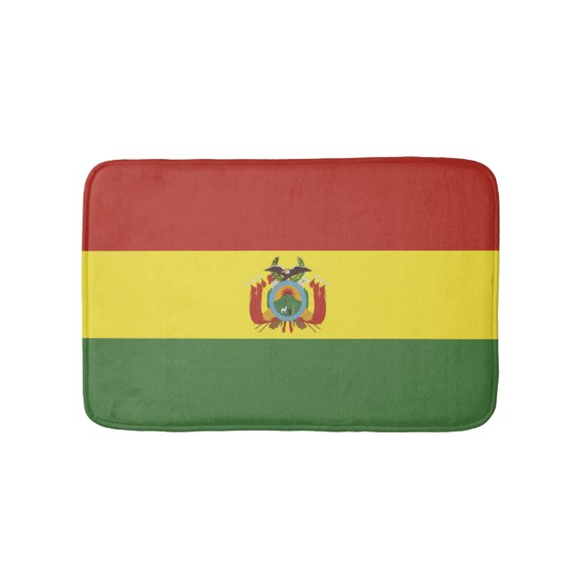 Bolivia flag bath mat (Front)