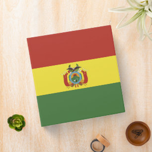 Bolivia flag binder