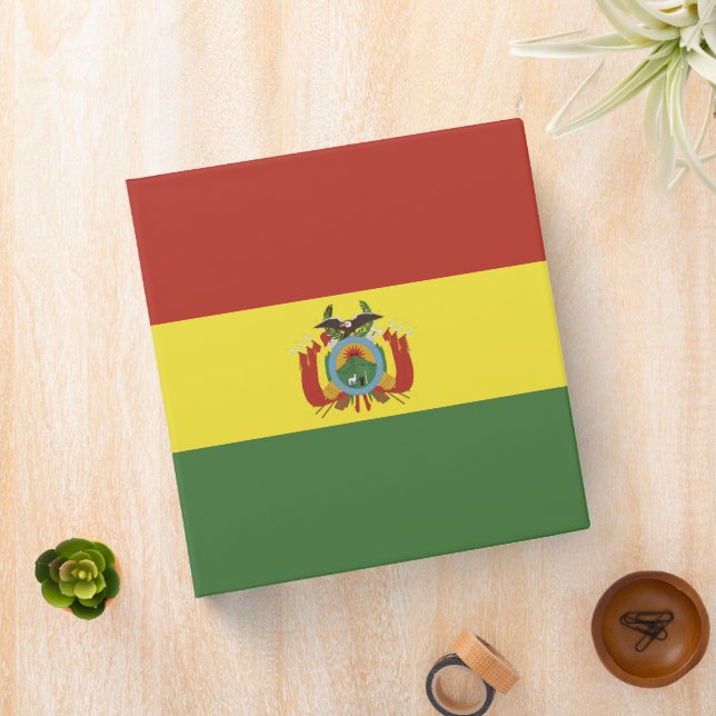 Bolivia flag binder (In Situ)