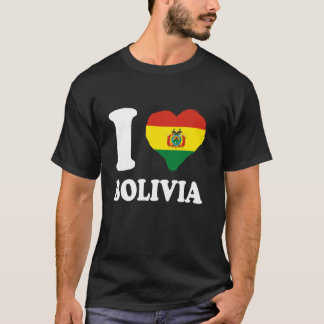Bolivia Flag Bolivian Pride I Love Bolivia Bolivia T-Shirt