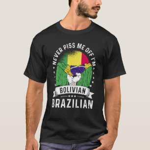 Bolivia Flag Brazil Grown Humour Citizen Pride T-Shirt
