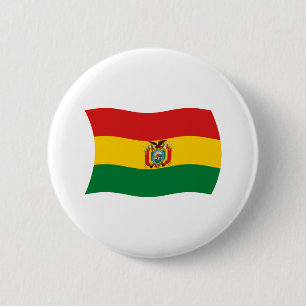 Bolivia Flag Button