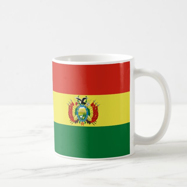 Bolivia Flag Ceramic Mug (Right)