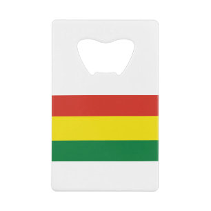 Bolivia Flag Credit Card Bottle Opener
