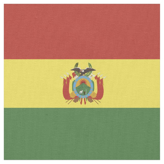 Bolivia flag fabric (Close Up)