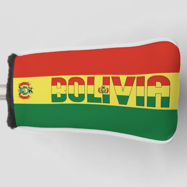 Bolivia Flag Gorgeous Patriotic Golf Head Cover (Front)