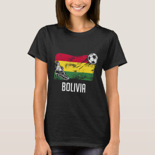 Bolivia Flag Jersey Bolivian Soccer Team Bolivian T-Shirt