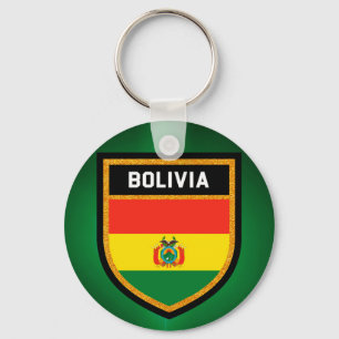 Bolivia Flag Keychain