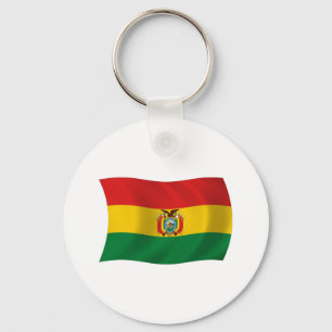 Bolivia Flag Keychain