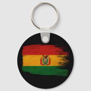 Bolivia Flag Keychain