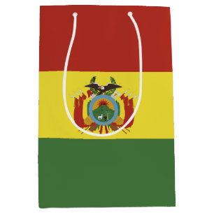 Bolivia flag medium gift bag