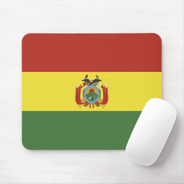 Bolivia flag mouse pad (With Mouse)