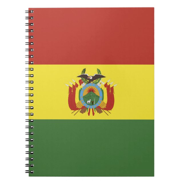 Bolivia flag notebook (Front)