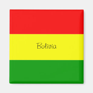 Bolivia: Flag of Bolivia refrigerator magnet