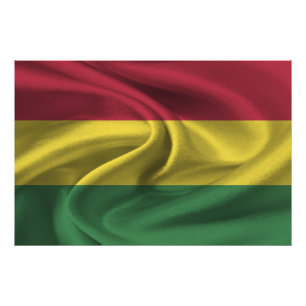 Bolivia Flag Photo Print