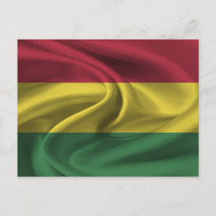 Bolivia Flag Postcard