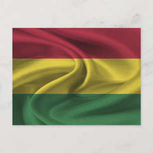 Bolivia Flag Postcard
