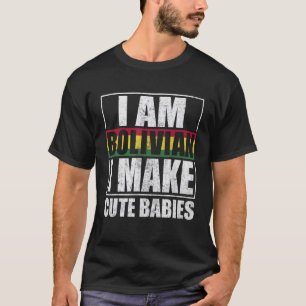 Bolivia Flag Proud Bolivians Men & Women T-Shirt