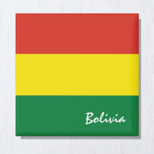 Bolivia flag & South America holiday/sports fans Magnet