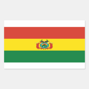 Bolivia* Flag Sticker  Bandera de Bolivia