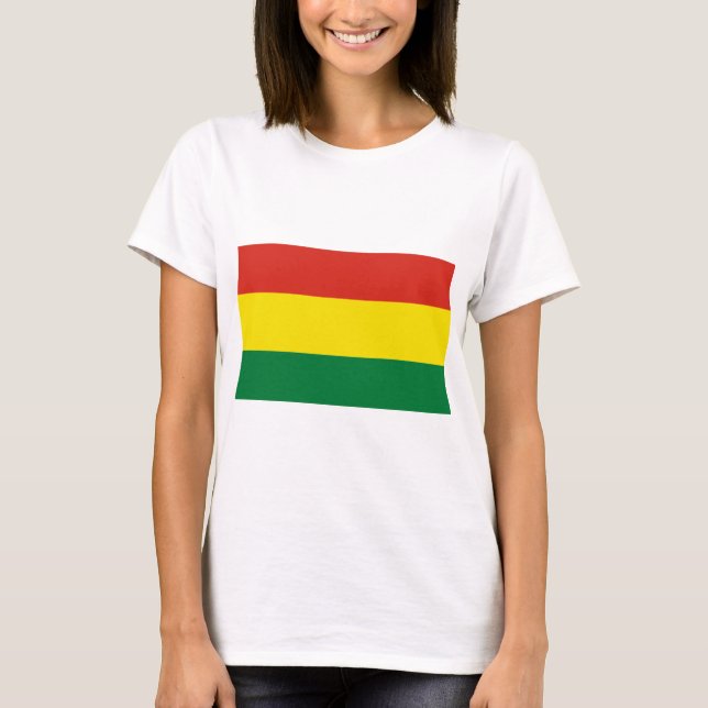 Bolivia Flag T-Shirt (Front)