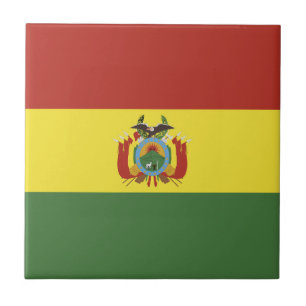 Bolivia flag tile