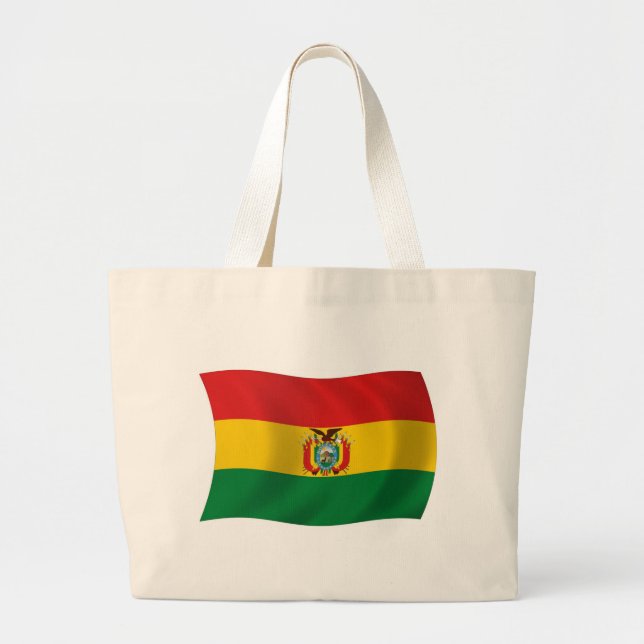 Bolivia Flag Tote Bag (Front)