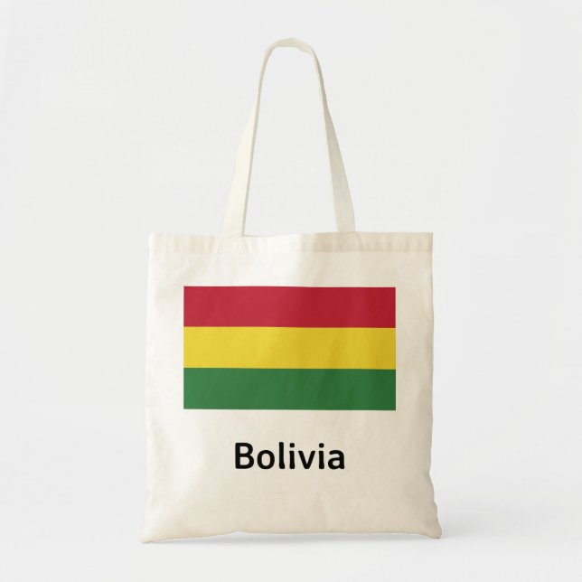 Bolivia Flag Tote Bag (Front)