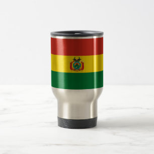 Bolivia flag travel mug