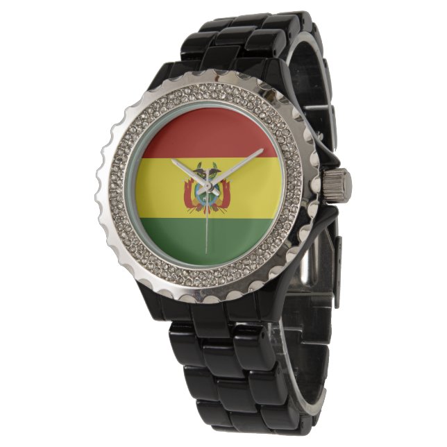 Bolivia flag watch (Angled)