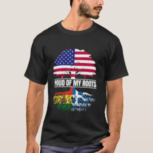 Bolivia Greece Heritage Proud of my Roots Bolivian T-Shirt