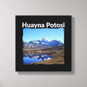Bolivia Huayna Potosi Mountain - Andes Art Canvas Print