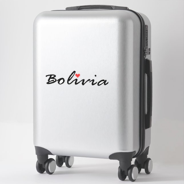 Bolivia. I love Bolivia (Suitcase)