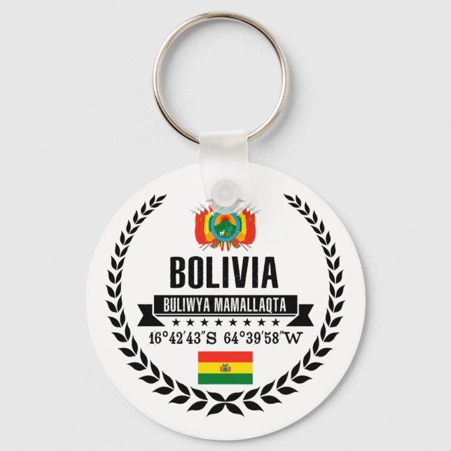 Bolivia Keychain (Front)