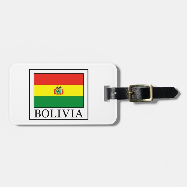 Bolivia Luggage Tag (Front Horizontal)