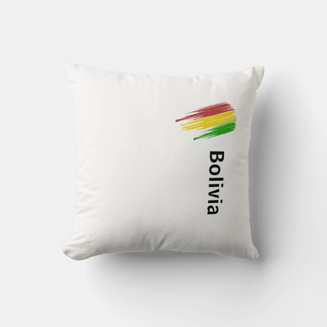 Bolivia Lunch Throw Pillow (Front)