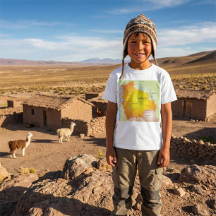 Bolivia Map Boys T-Shirt