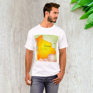 Bolivia Map Mens T-Shirt