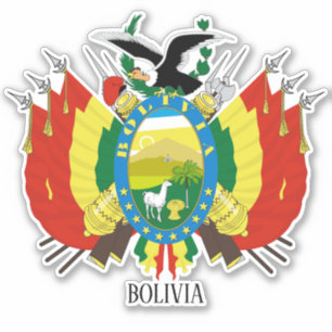 Bolivia National Coat Of Arms Patriotic